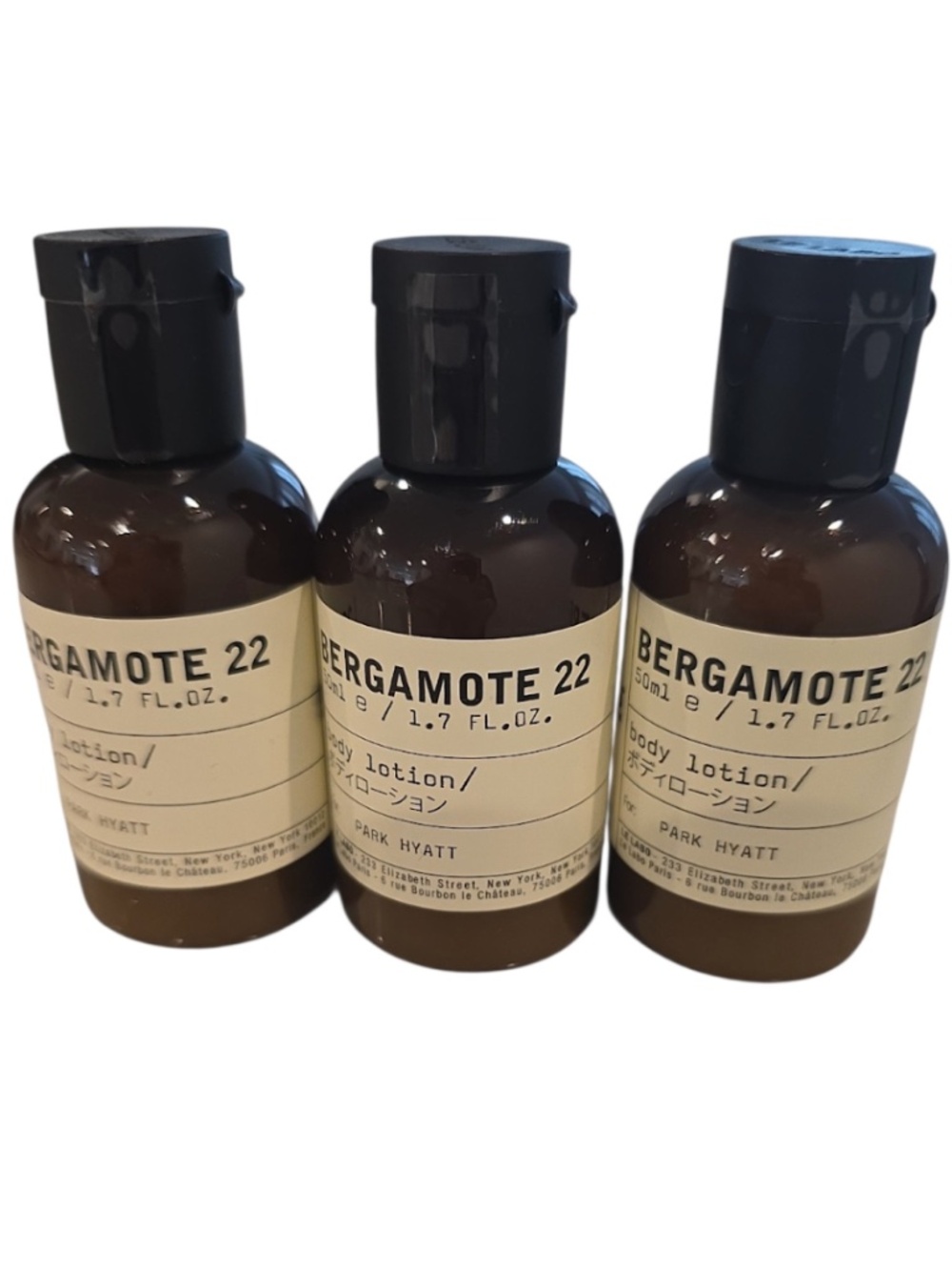 Le Labo Bergamote 22 Luxury Lotion Set of 3